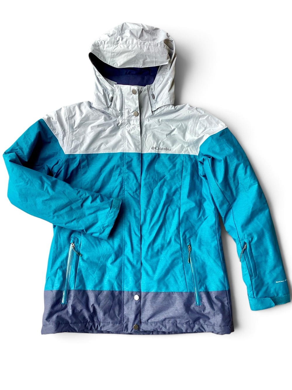 Columbia Women's Snowshoe Mountain Omni-Heat Ski Jacket - Large EUC